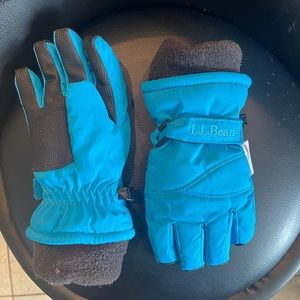 LL Bean Size Kids 8 Ski Gloves